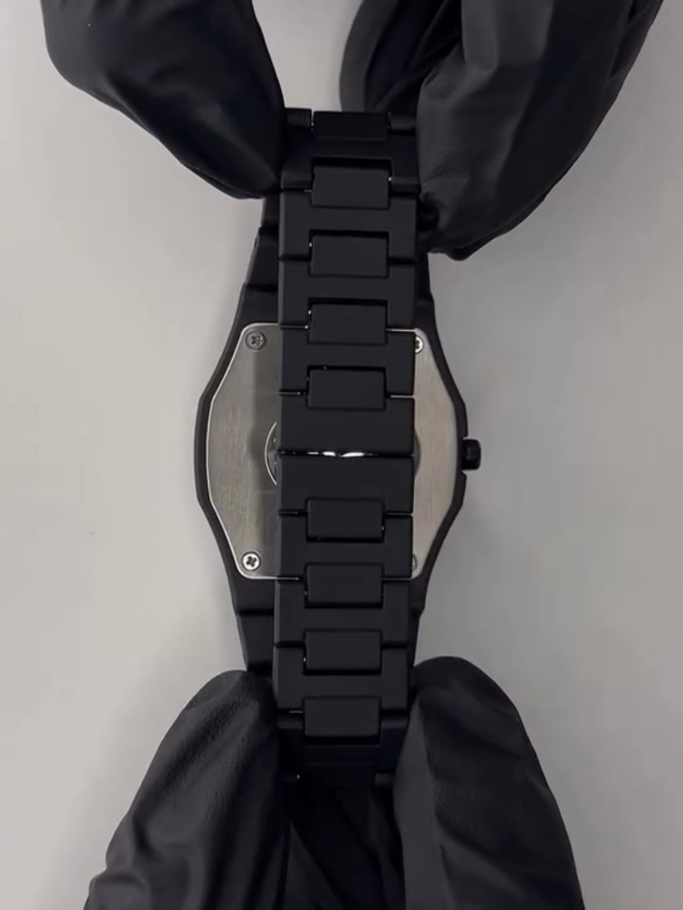 Black Aura Quartz Watch – Lightweight Design, Arabic Dial Full Black Aura Wrist Watch