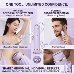 Dual-Head Electric Shaver