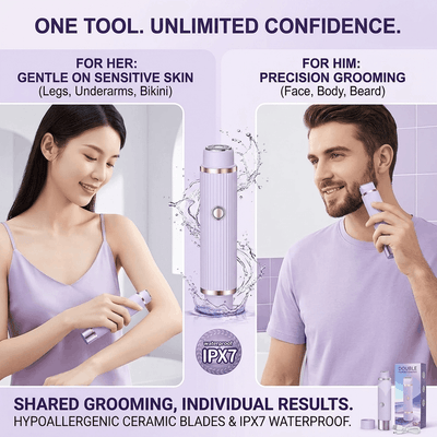Dual-Head Electric Shaver